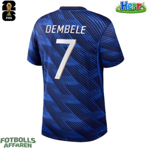 Frankrike Ousmane Dembele #7 Hemmatröja VM 2026 Kortärmad